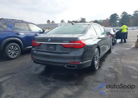 2016 BMW 750I z USA, uszkodzony, nr VIN WBA7F0C50GGM20392